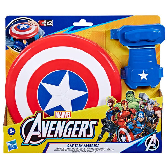 Avengers Roleplay Replica Captain America Magnetic Shield & Gauntlet