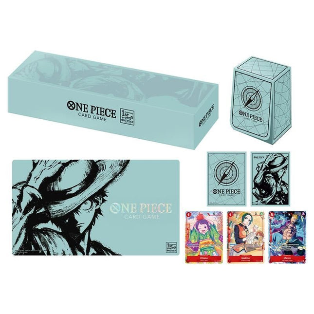 BANDAI ONE PIECE CARD GAME JAPANESE 1ST ANNIVERSARY SET - ING (possibile allocazione)