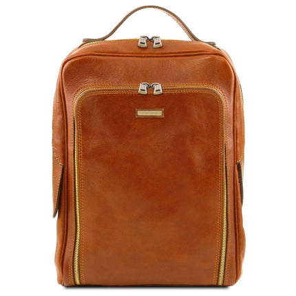 Bangkok - Matte leather laptop backpack | TL141793