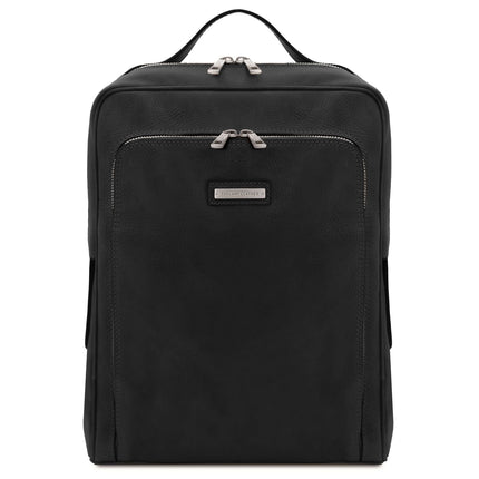 Bangkok - Matte leather laptop backpack | TL141793