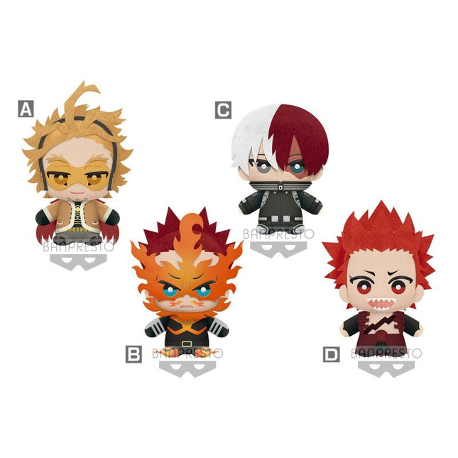 BANPRESTO 18476 - My Hero Academia: World Heroesâ Mission Tomonui Plush Series 2 Display 9 Personaggi Assortiti
