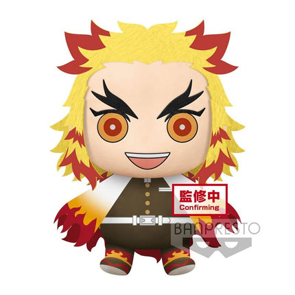 BANPRESTO 18921 - Demon Slayer: Kimetsu No Yaiba Super Big Plush Kyojuro Rengoku