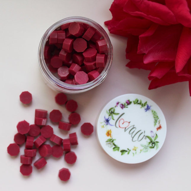 Barattolino di Ceralacca – Rosso Begonia