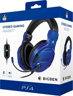 BIGBEN OLP Cuffie Stereo Gaming Blu PS4/PC