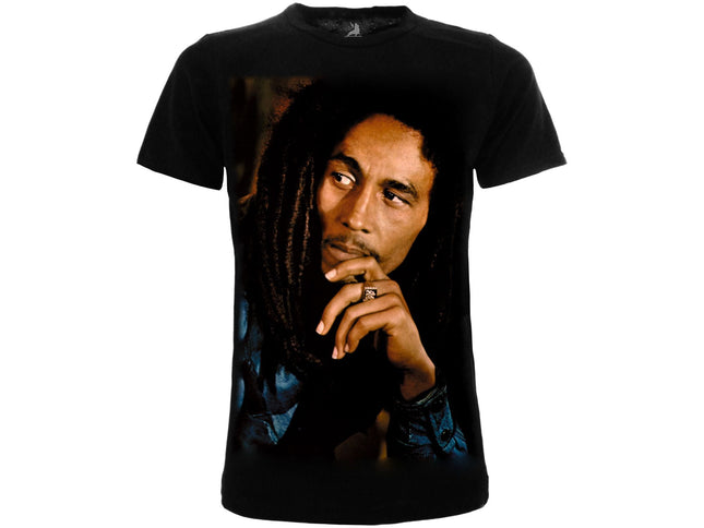 BOB MARLEY - T-Shirt Ritratto M nera
