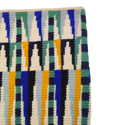 Borsa Clutch Donna Royal Blue/Green