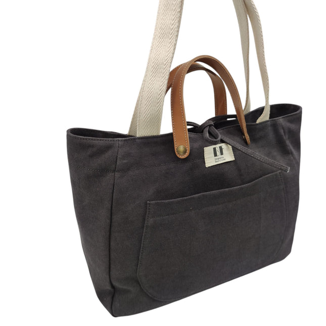 Borsa Lona Donna Navy