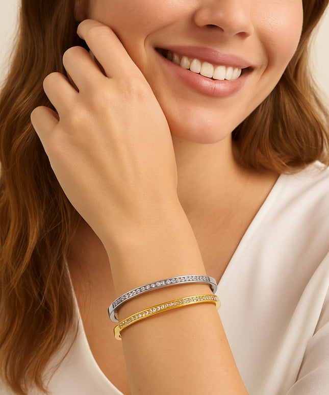 Bracciale Rigido Cristal