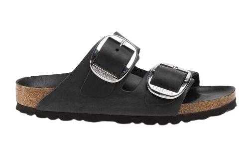 BIRKENSTOCK ARIZONA BIG BUCKLE BLACK PIANTA STRETTA