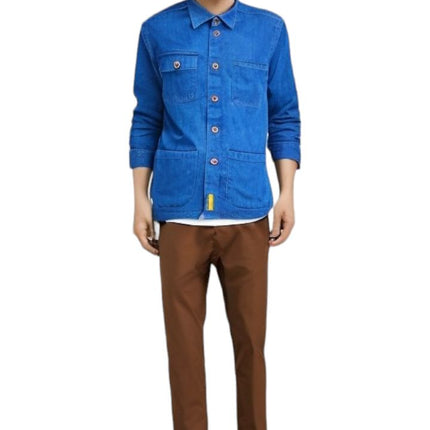 Camicia Alfred Uomo Denim Blue