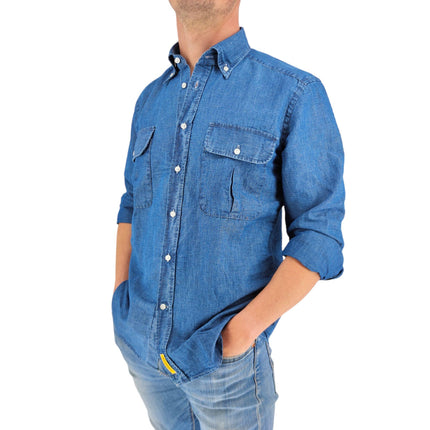 Camicia Bradford Uomo Denim Blue