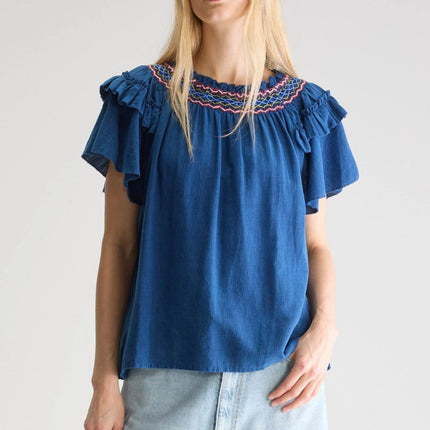 Camicia Cathy Donna Indigo