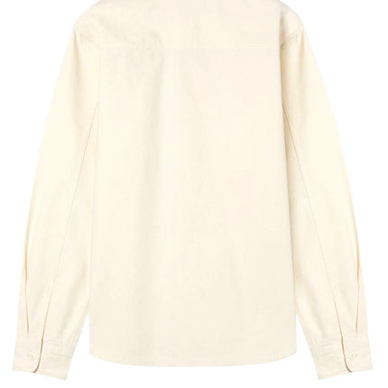 Camicia Duck Canvas Uomo Stone Washed Cloud