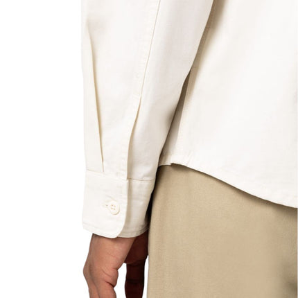 Camicia Duck Canvas Uomo Stone Washed Cloud