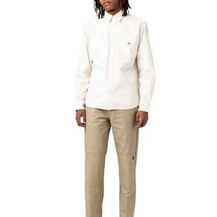 Camicia Duck Canvas Uomo Stone Washed Cloud