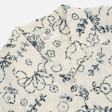 Camicia Kantha Uomo Ecru Charcoal