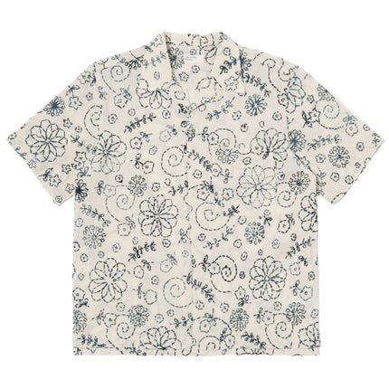 Camicia Kantha Uomo Ecru Charcoal