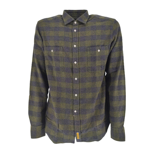 Camicia Maine Uomo Green/Blue