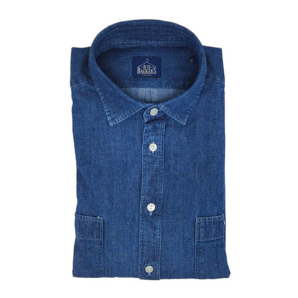 Camicia Miramar Jeans Uomo Shadow Blue