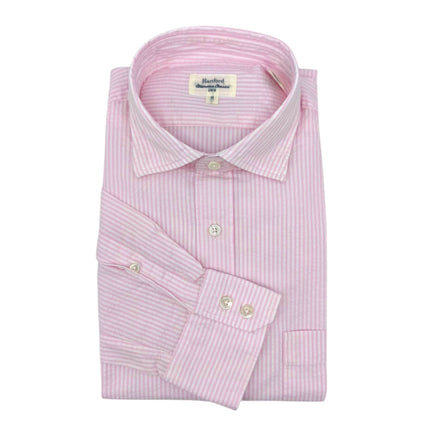 Camicia Paul Striped Uomo Pink/White