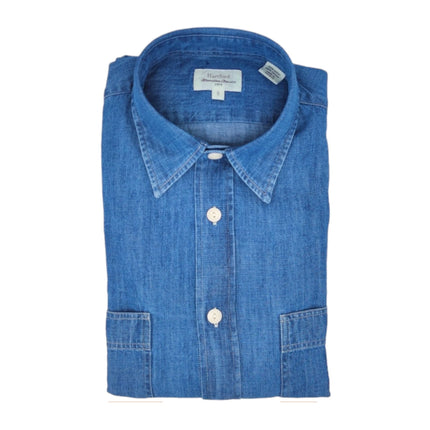 Camicia Pocket Uomo Indigo