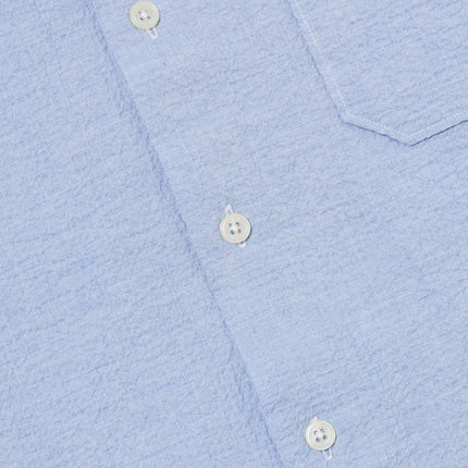 Camicia Seersucker Uomo Pale Blue