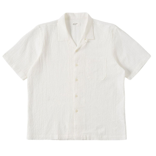 Camicia Seersucker Uomo White
