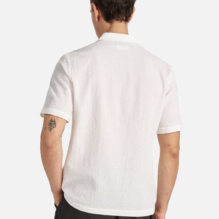 Camicia Seersucker Uomo White
