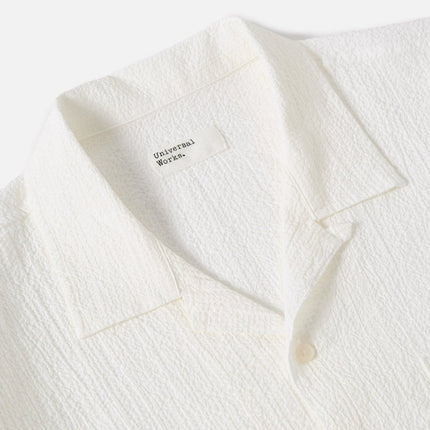 Camicia Seersucker Uomo White