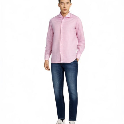 Camicia Simo Linen Uomo Zucchero Filato