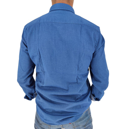 Camicia Simo Uomo Cobalt Blue