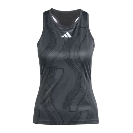 Canotta Club Graphic Donna Carbon/Black