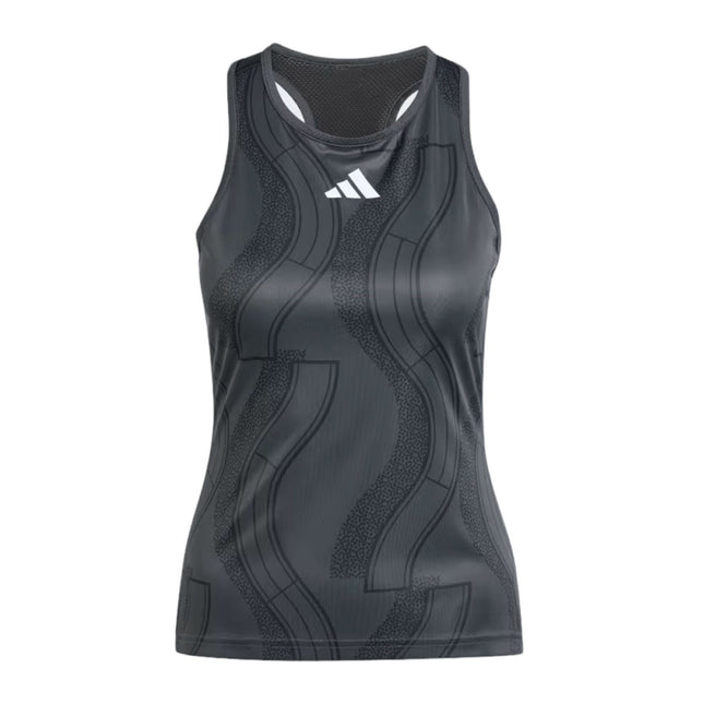 Canotta Club Graphic Donna Carbon/Black