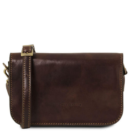 Carmen - Leather shoulder bag with flap | TL141713