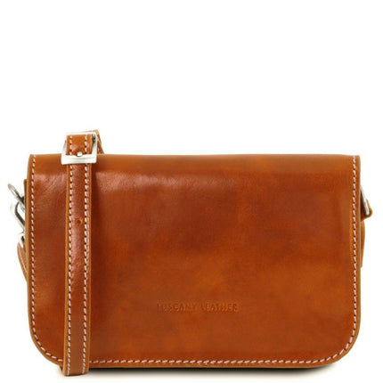 Carmen - Leather shoulder bag with flap | TL141713