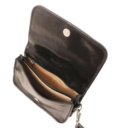 Carmen - Leather shoulder bag with flap | TL141713