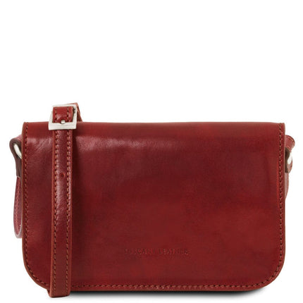 Carmen - Leather shoulder bag with flap | TL141713