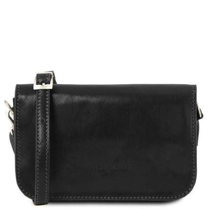 Carmen - Leather shoulder bag with flap | TL141713