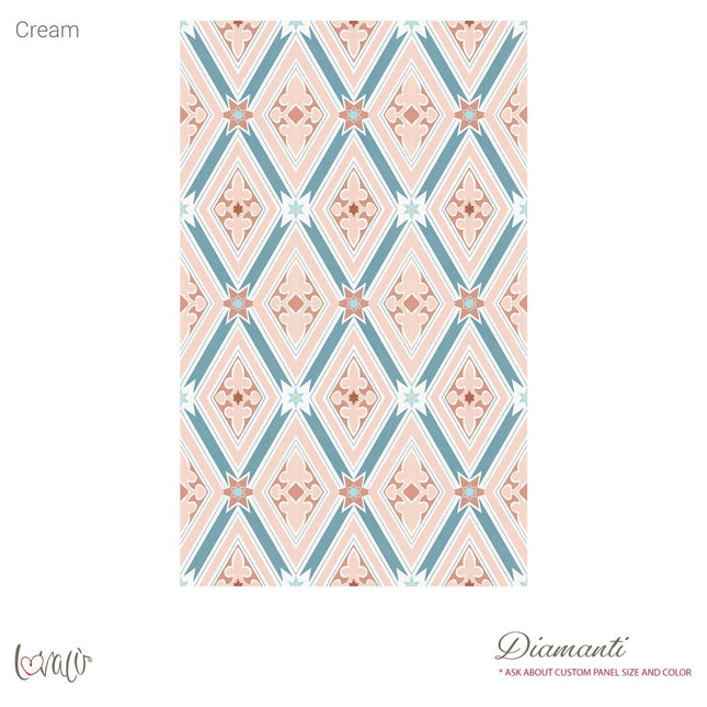 Carta da parati - Diamanti cream