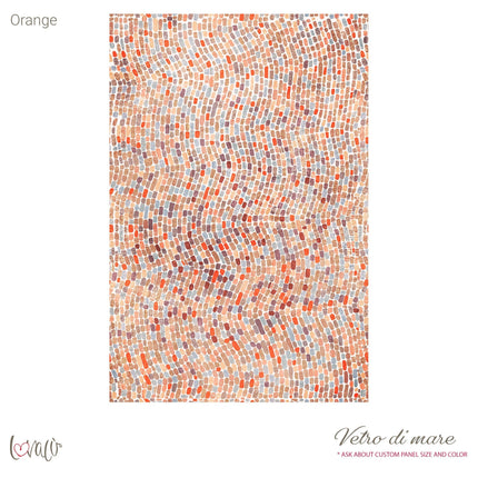 Carta da parati - Vetro di mare orange