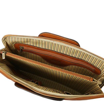 Caserta - Italian leather document case - matte leather | TL142449