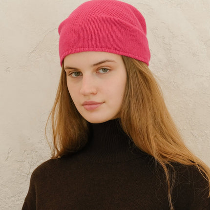 Cashmere Mix Beanie (3D - Knit)