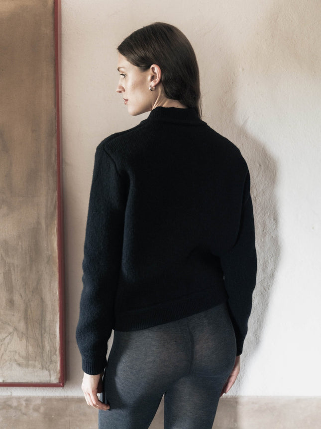 Cashmere Mix Bomber Jacket