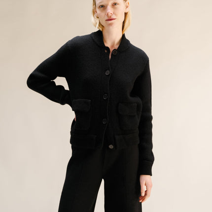 Cashmere Mix Bomber Jacket