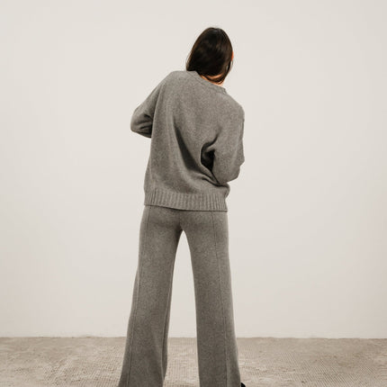 Cashmere Mix Cable Knit Sweater