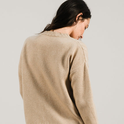Cashmere Mix Cable Knit Sweater