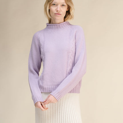 Cashmere Mix Cable "Ricciolo" Sweater (3D - Knit)