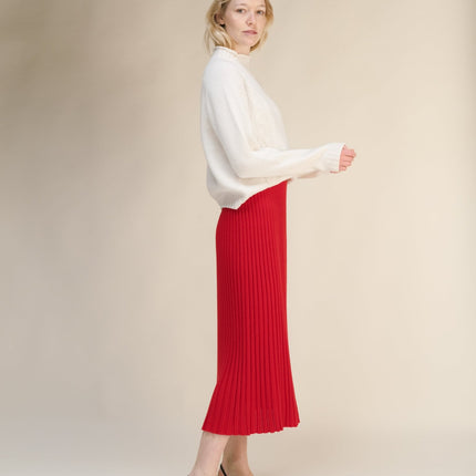 Cashmere Mix Cable "Ricciolo" Sweater (3D - Knit)