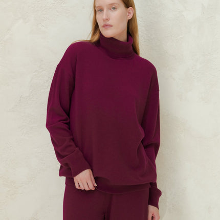 Cashmere Mix Classic Turtleneck Sweater
