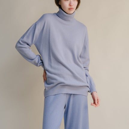 Cashmere Mix Classic Turtleneck Sweater